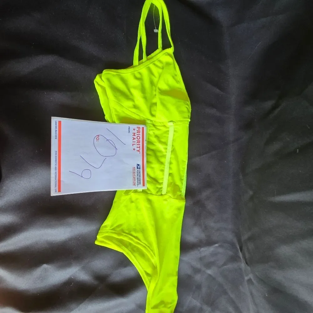 1079 Naanna Teal corset style lingerie  size 4 - Picture 12 of 13